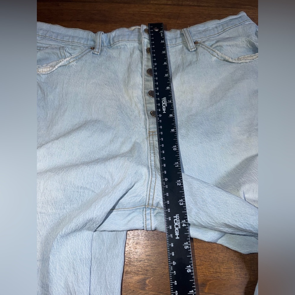 Universal Thread Vintage Straight Button Fly Deni… - image 7